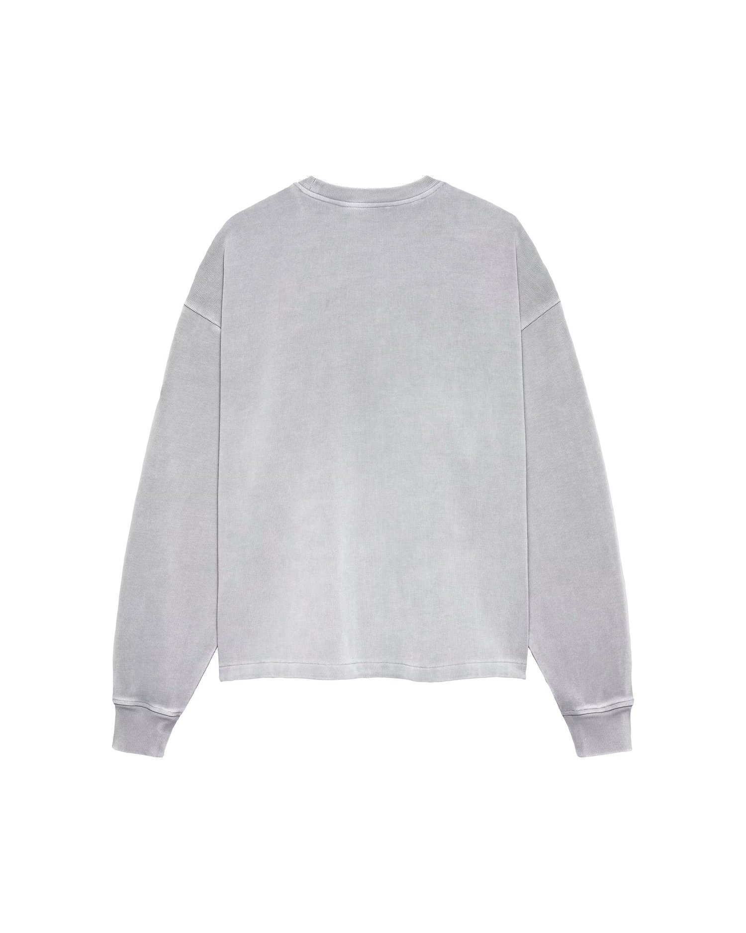 NEW AMSTERDAM SURF ASSOCIATION NAME PLATE SWEAT WASHED GREY | ZERO